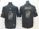 Nike Saints 9 Drew Brees Black Gold Vapor Untouchable Limited Jersey,baseball caps,new era cap wholesale,wholesale hats